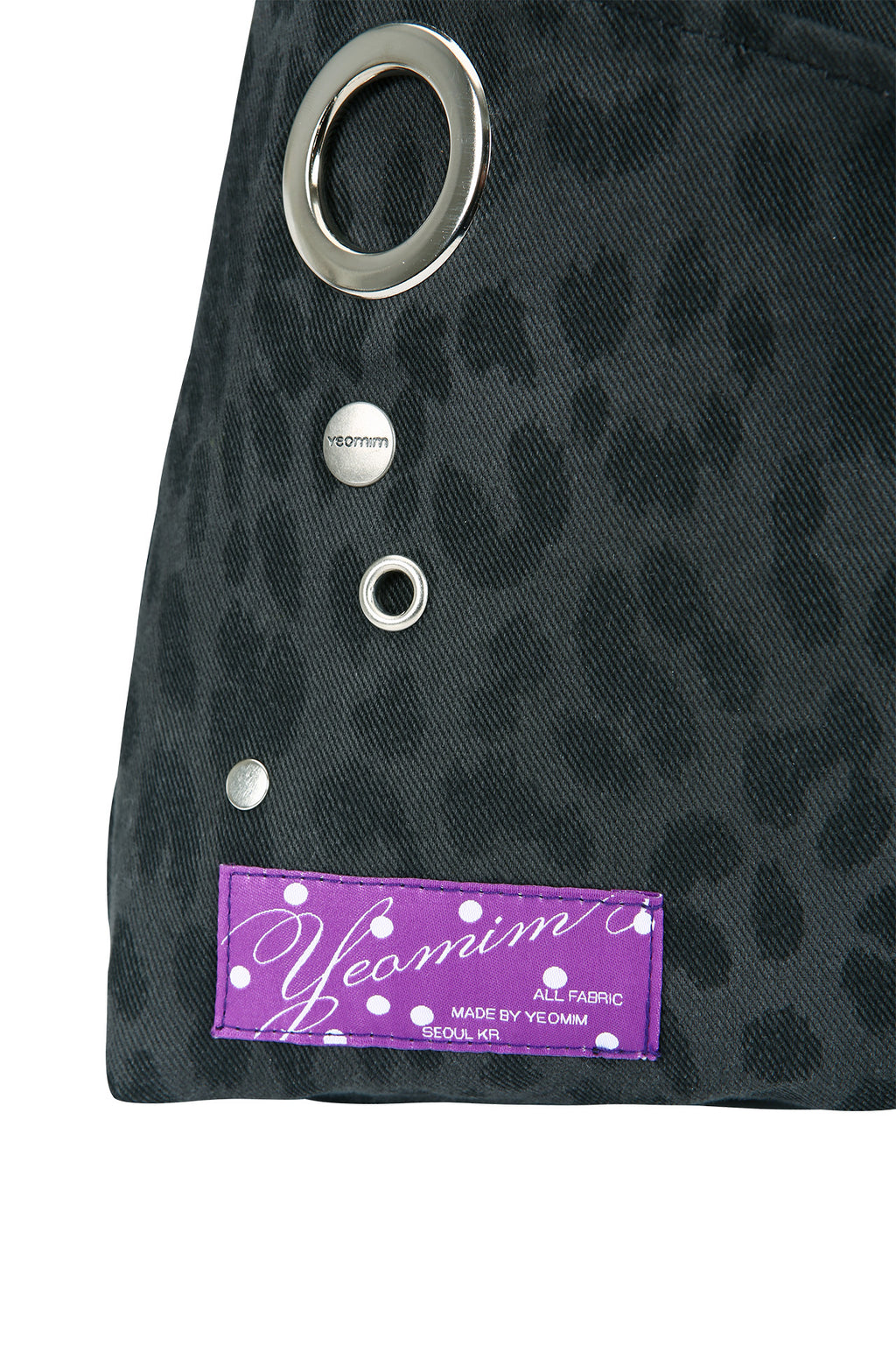 Layout bag (leopard charcoal)