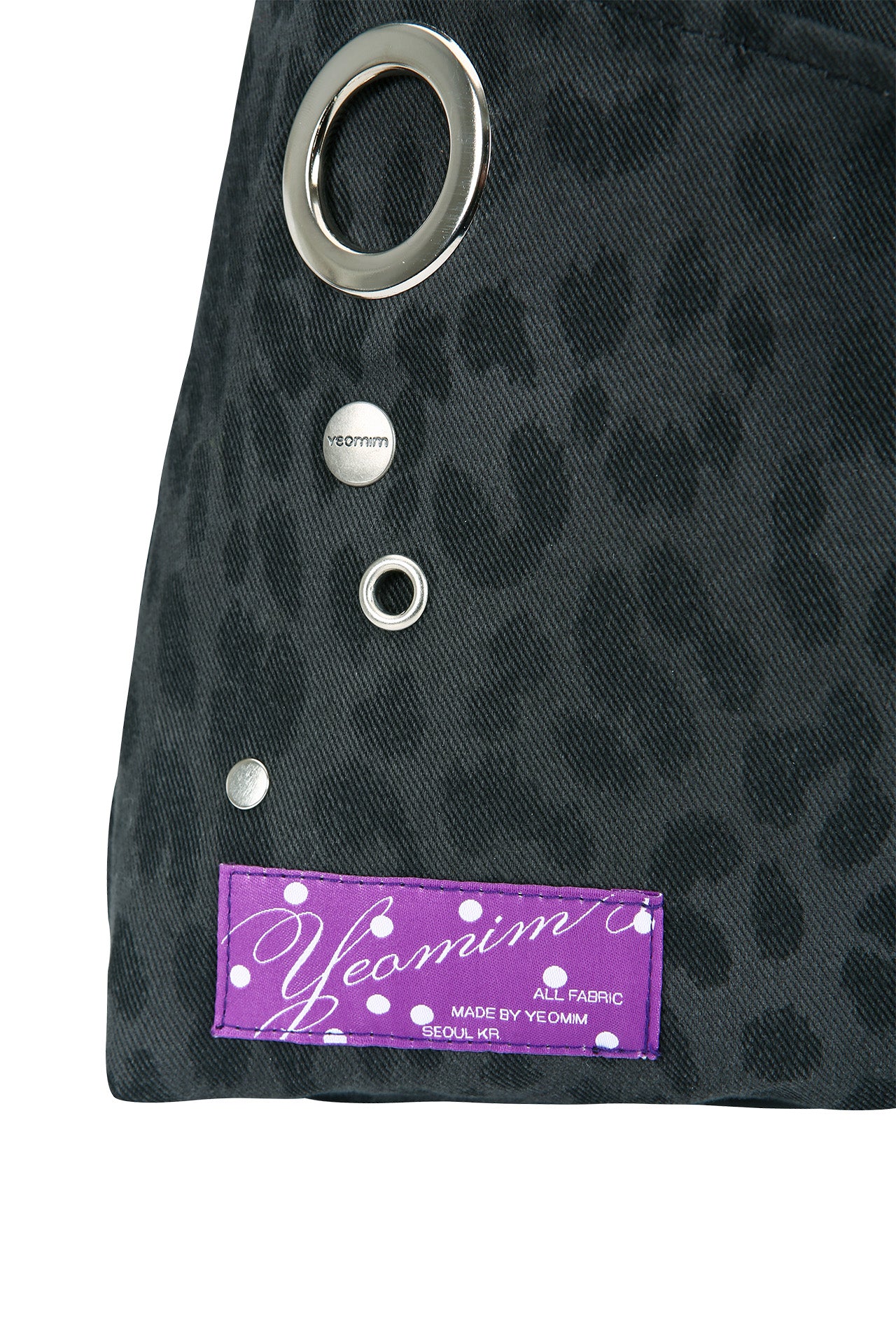 Layout bag (leopard charcoal)