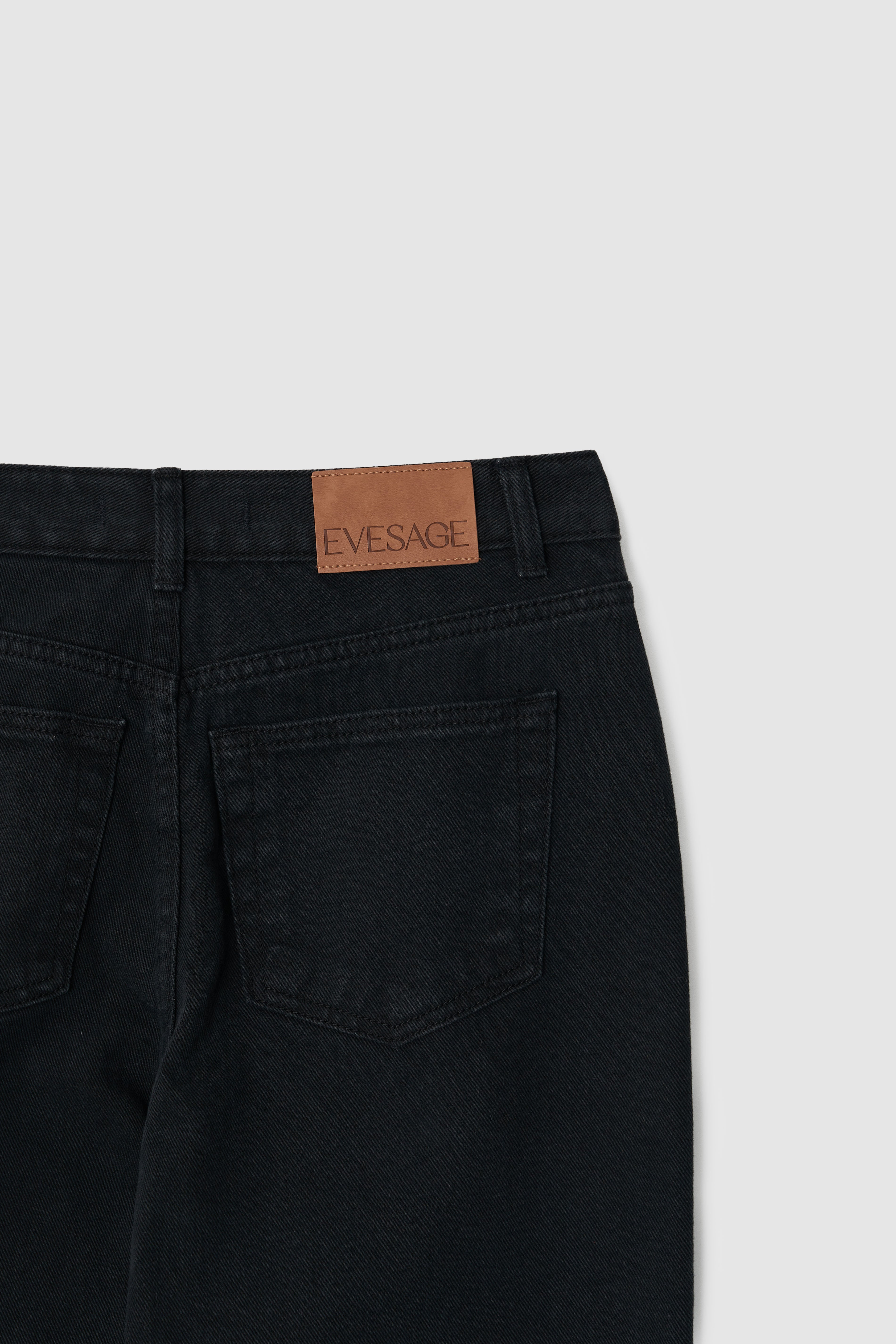 BOOTS CUT DENIM - BLACK