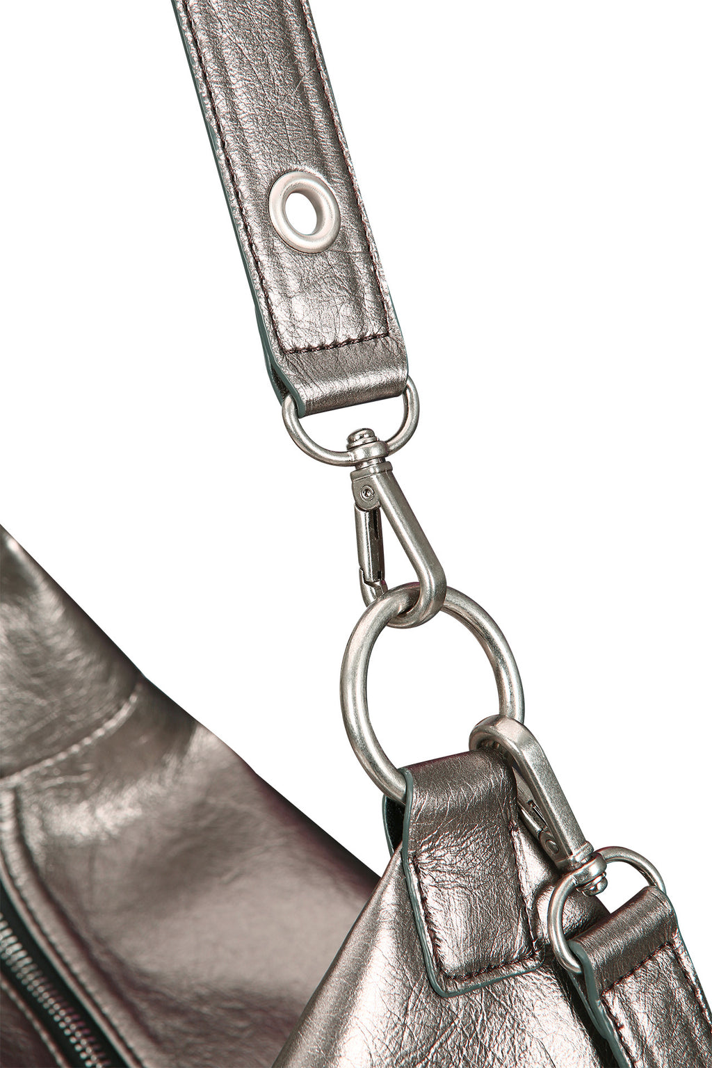 slouchy bag (metal)