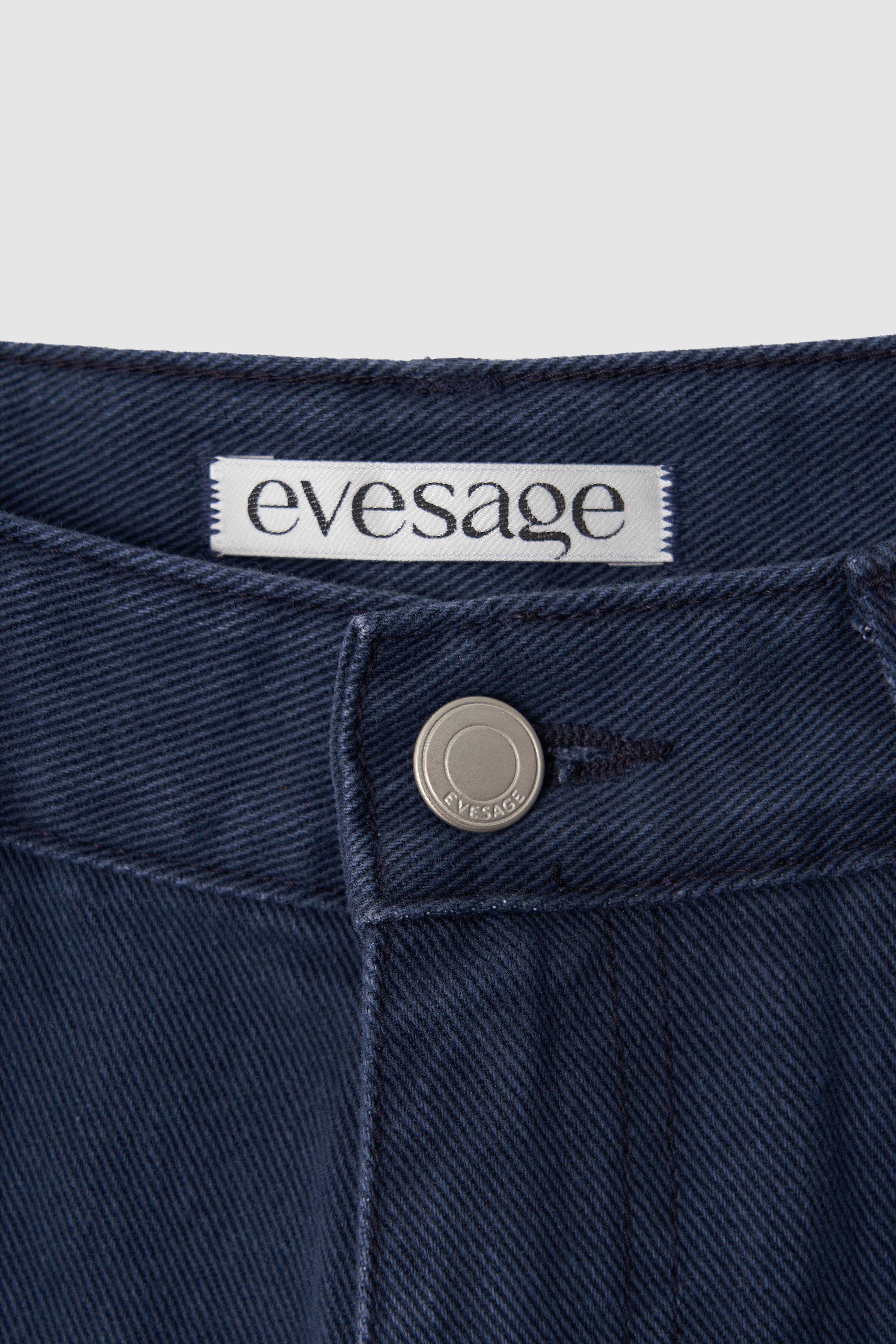 LOW RISE BLUE DENIM - BLUE