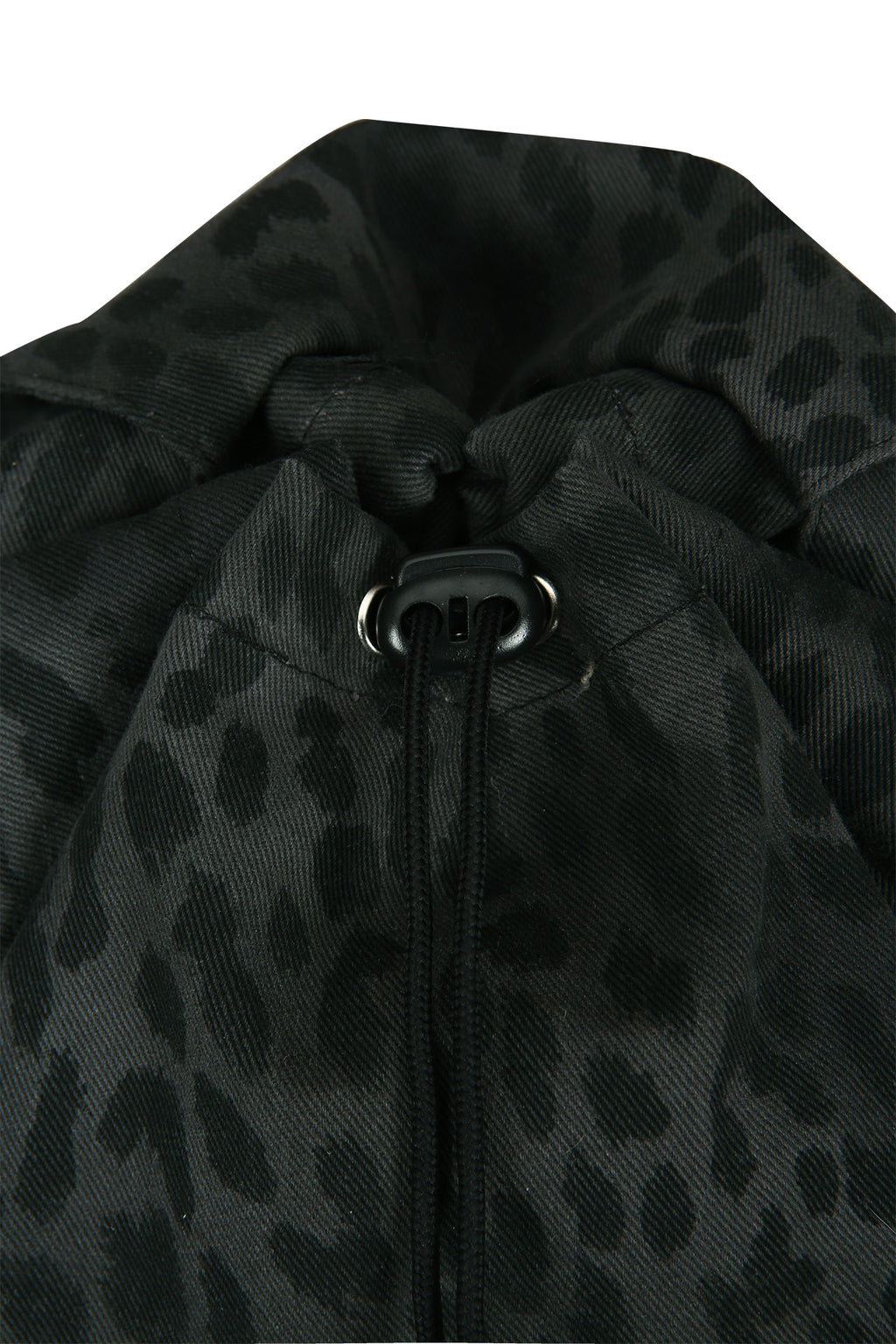 raw layout backpack (leopard charcoal)