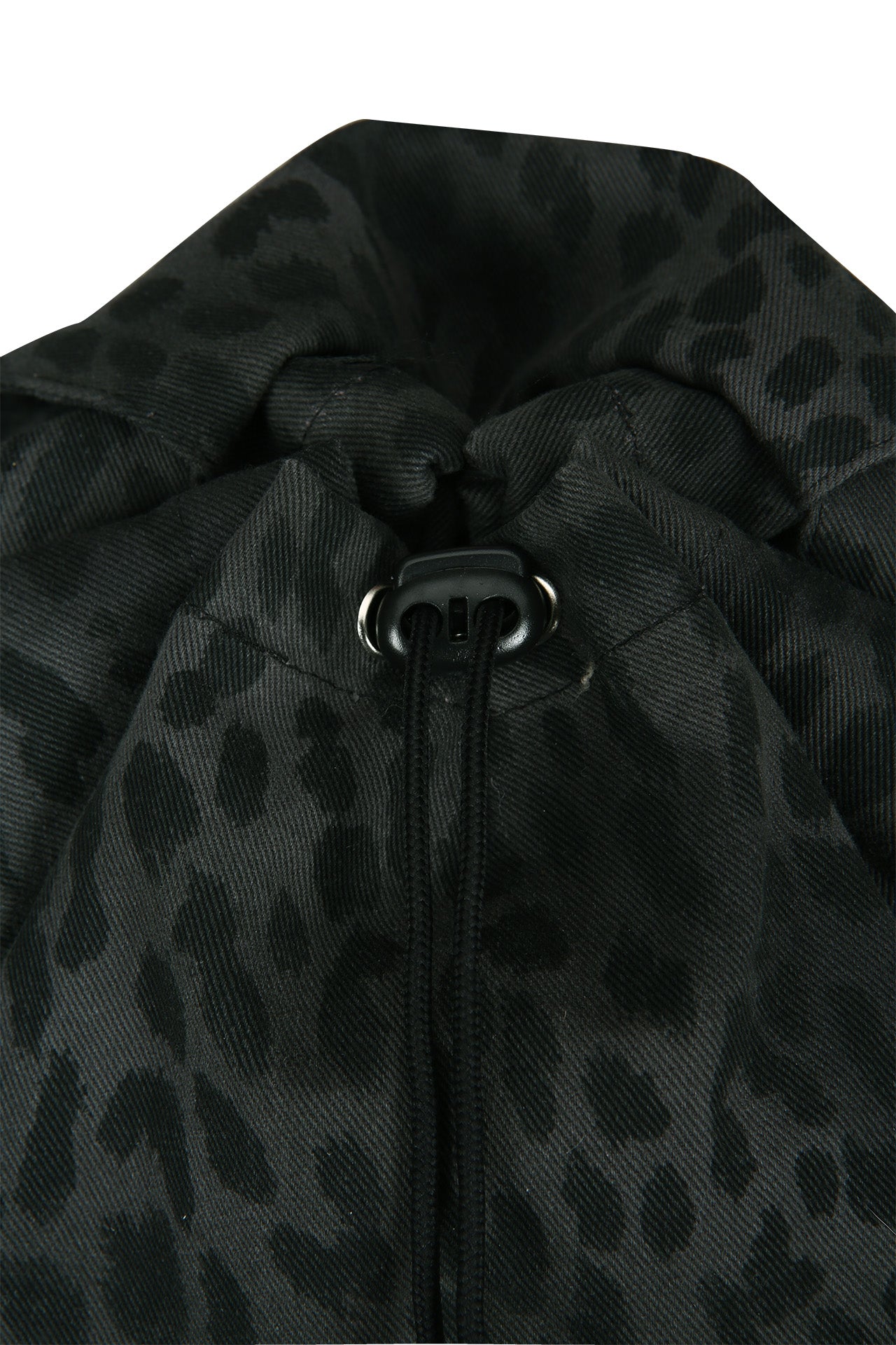 raw layout backpack (leopard charcoal)