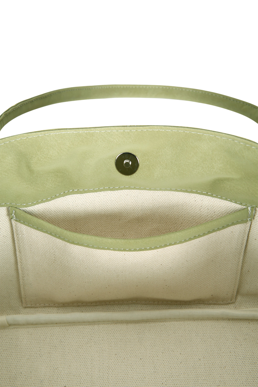 Mini belted boat bag (avocado)
