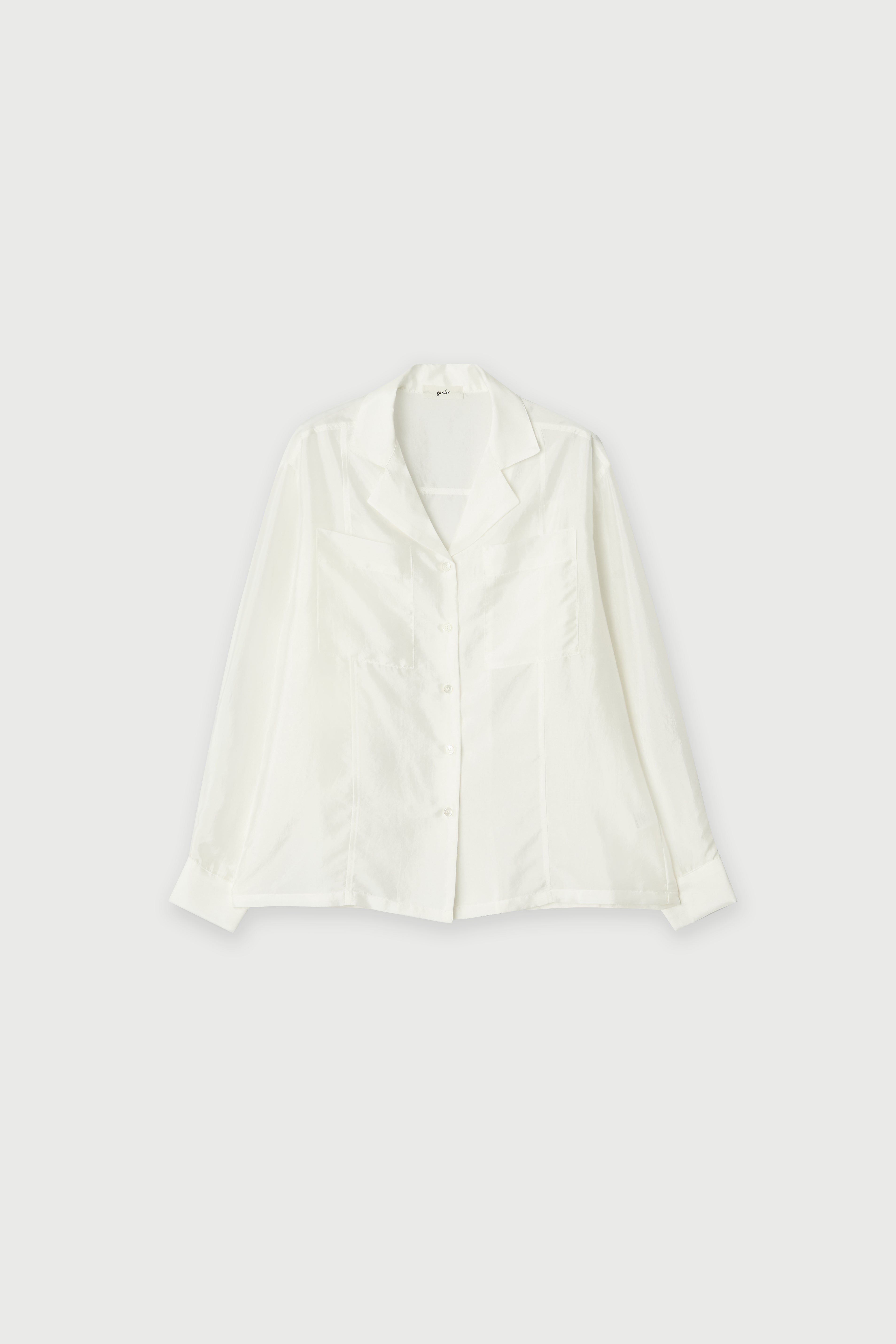 Che Satin Shirt - Ivory