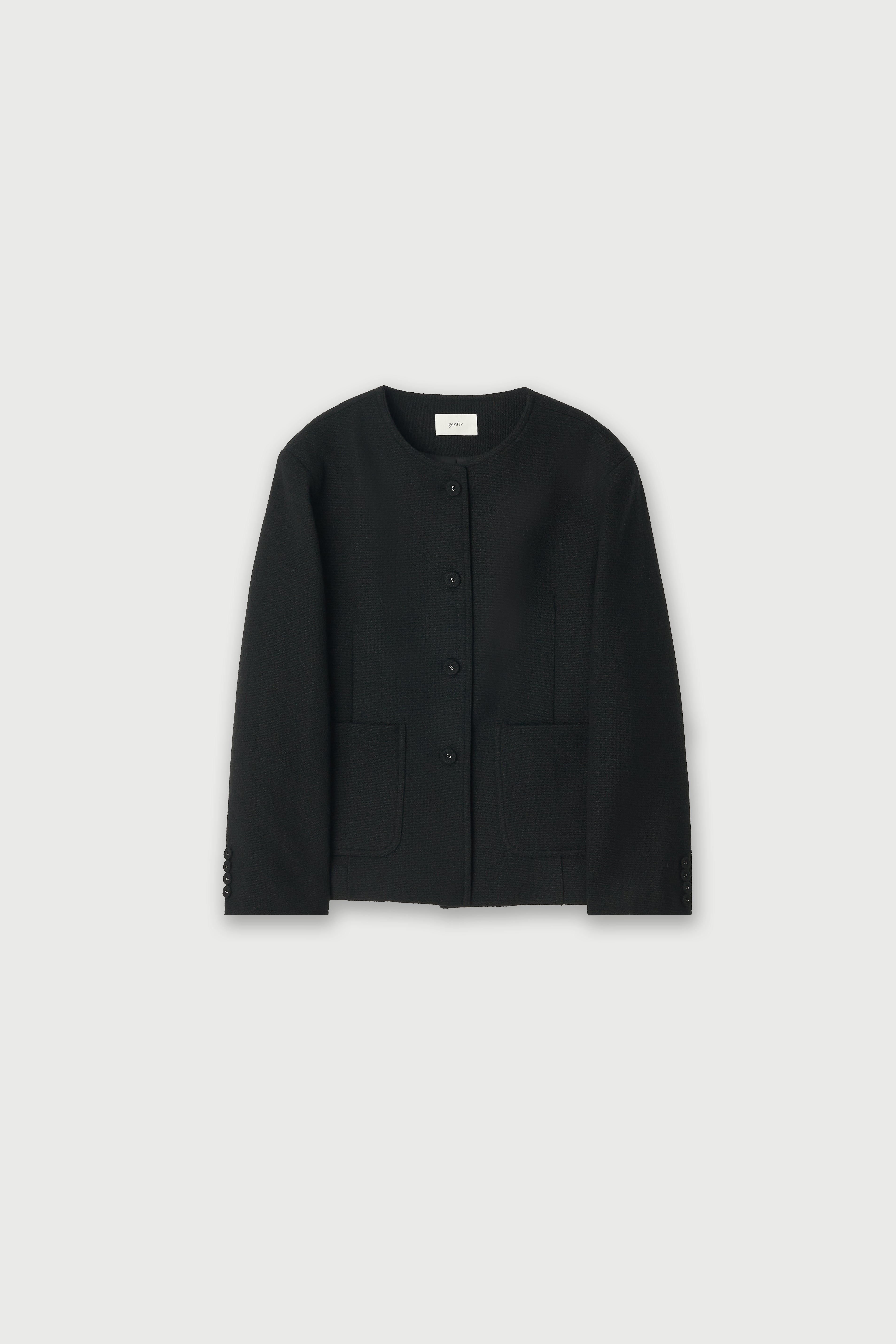Classic Tweed Jacket - Black