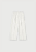 Mild Tuck Pants - White