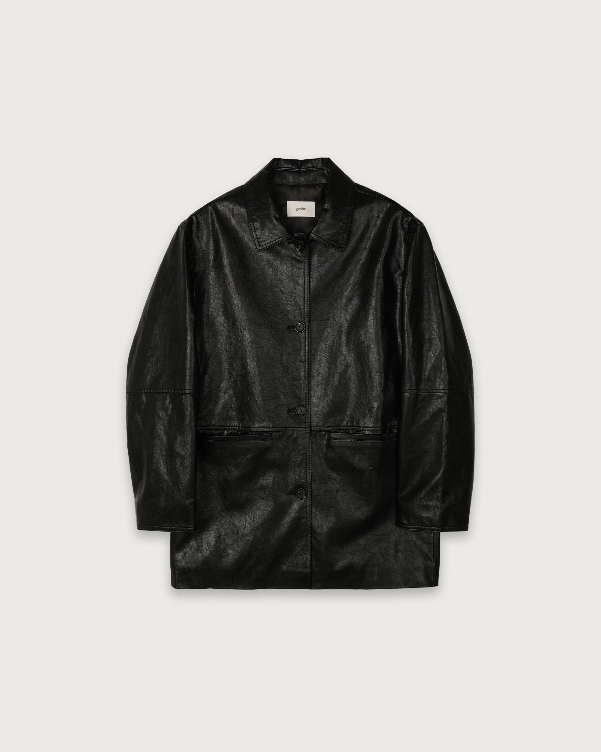 Moe Leather Jacket - Black