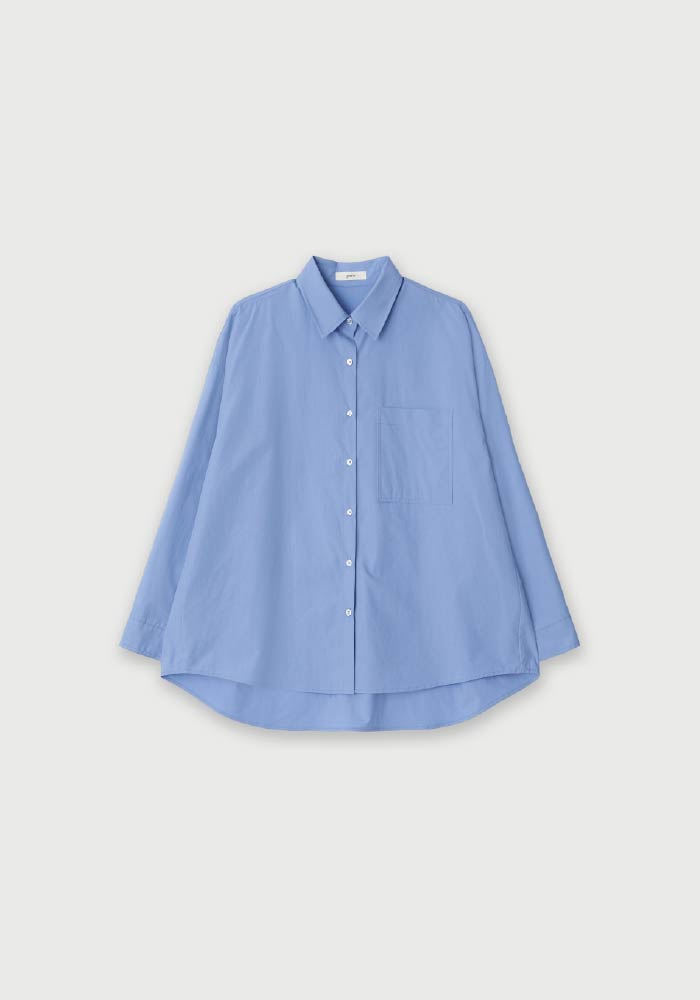 Ness Cotton Shirt - Blue