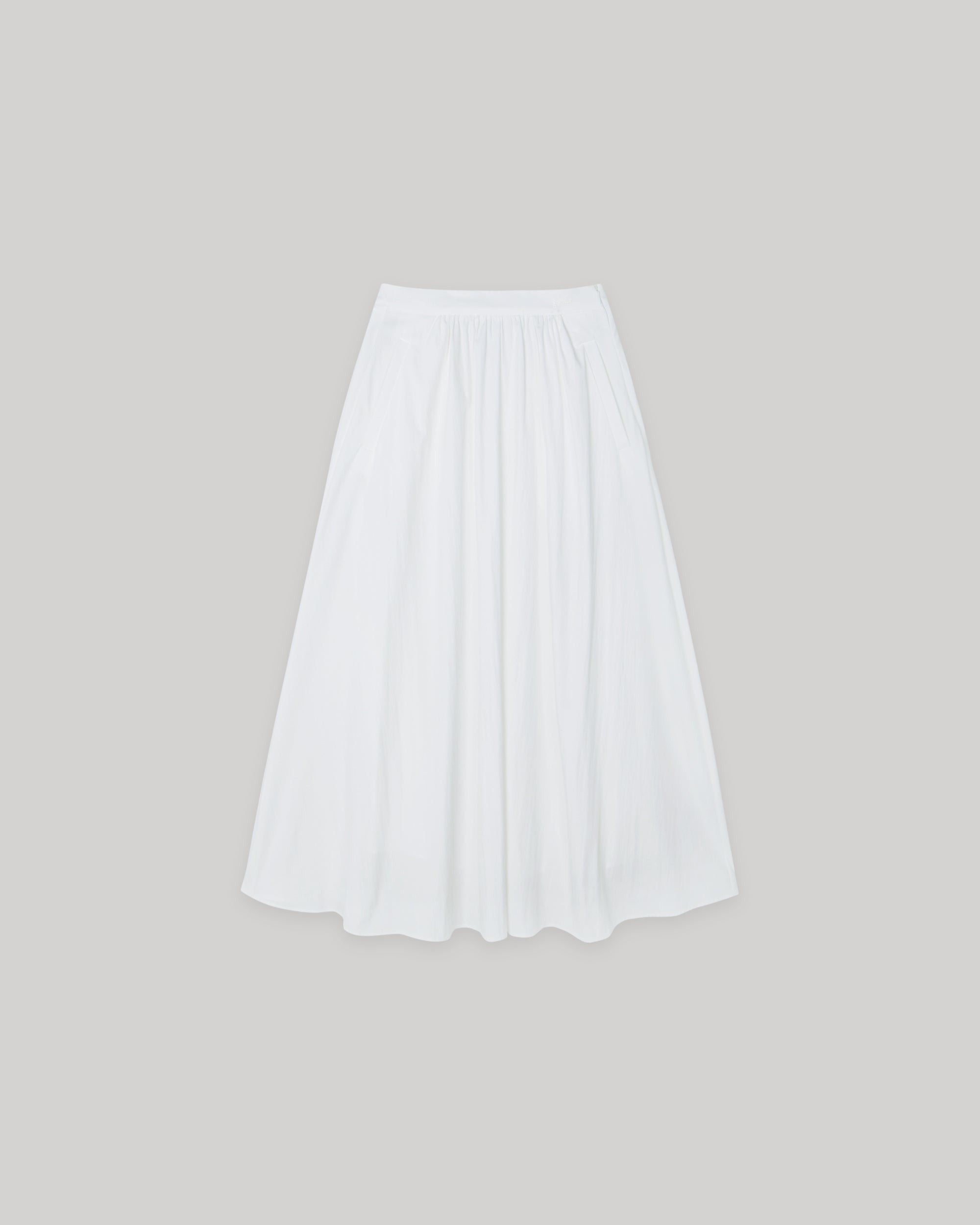 Noah Cotton Skirt - White