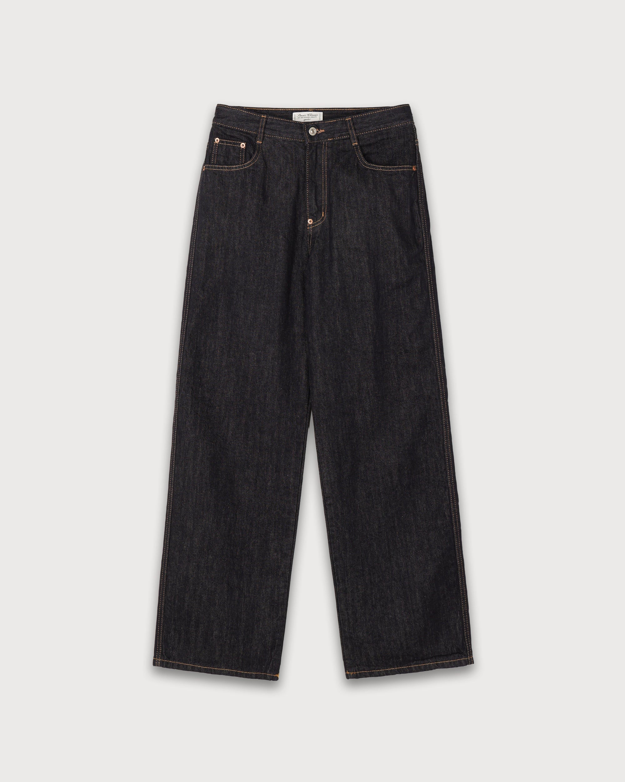 Straight Non Faded Denim - Indigo
