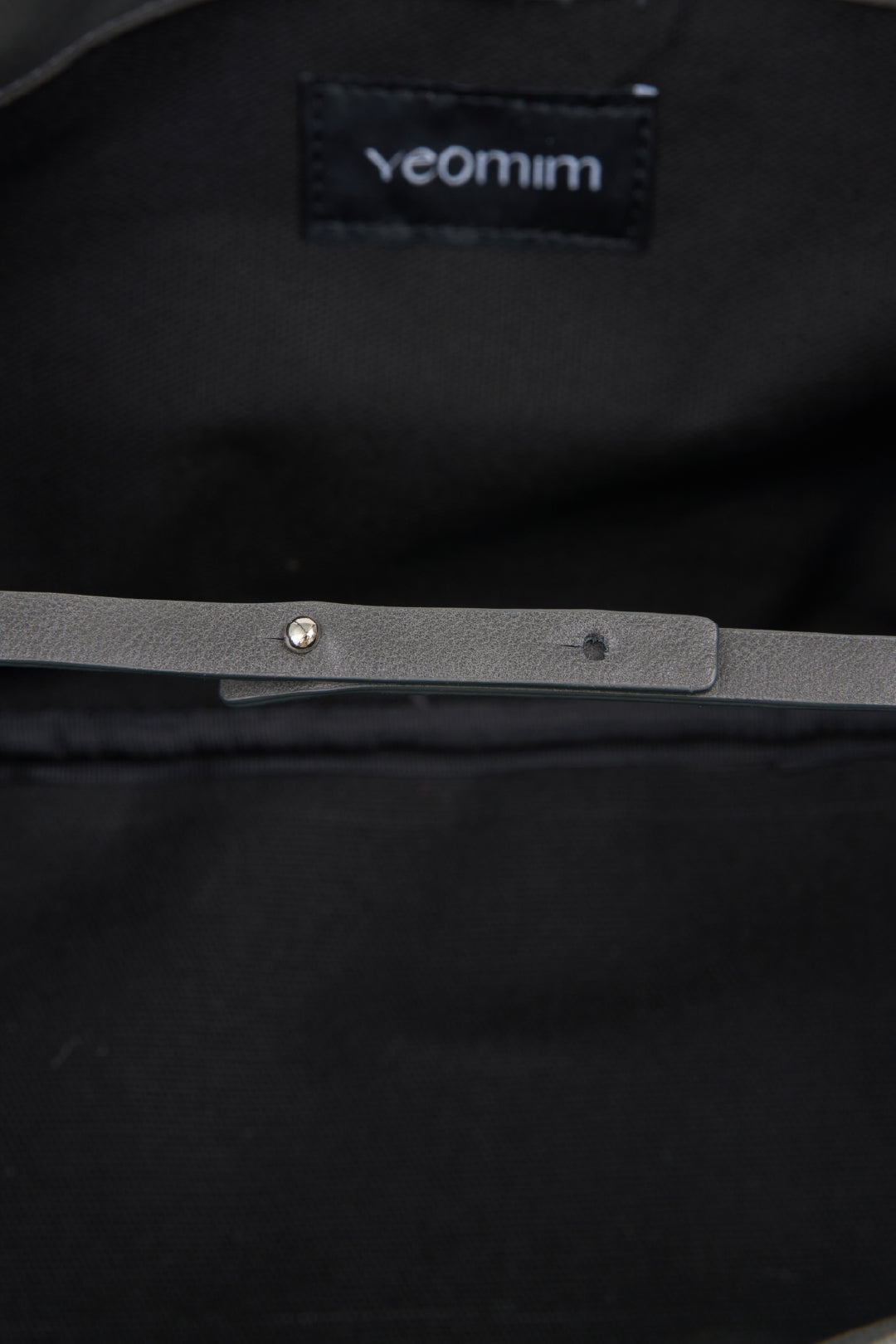 belted boat bag (charcoal)
