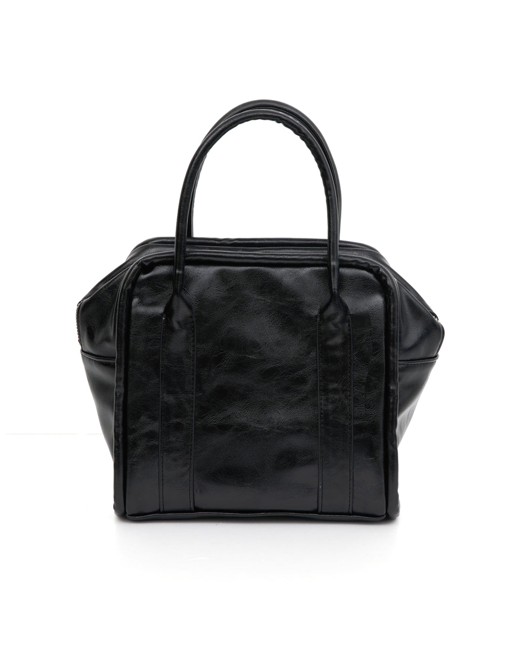mini box bag (crinkle black)