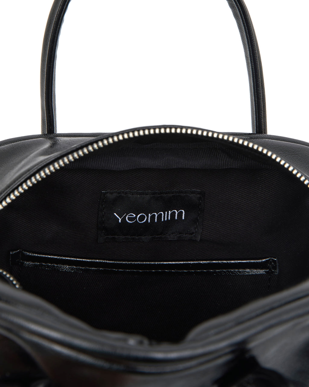 mini box bag (crinkle black)