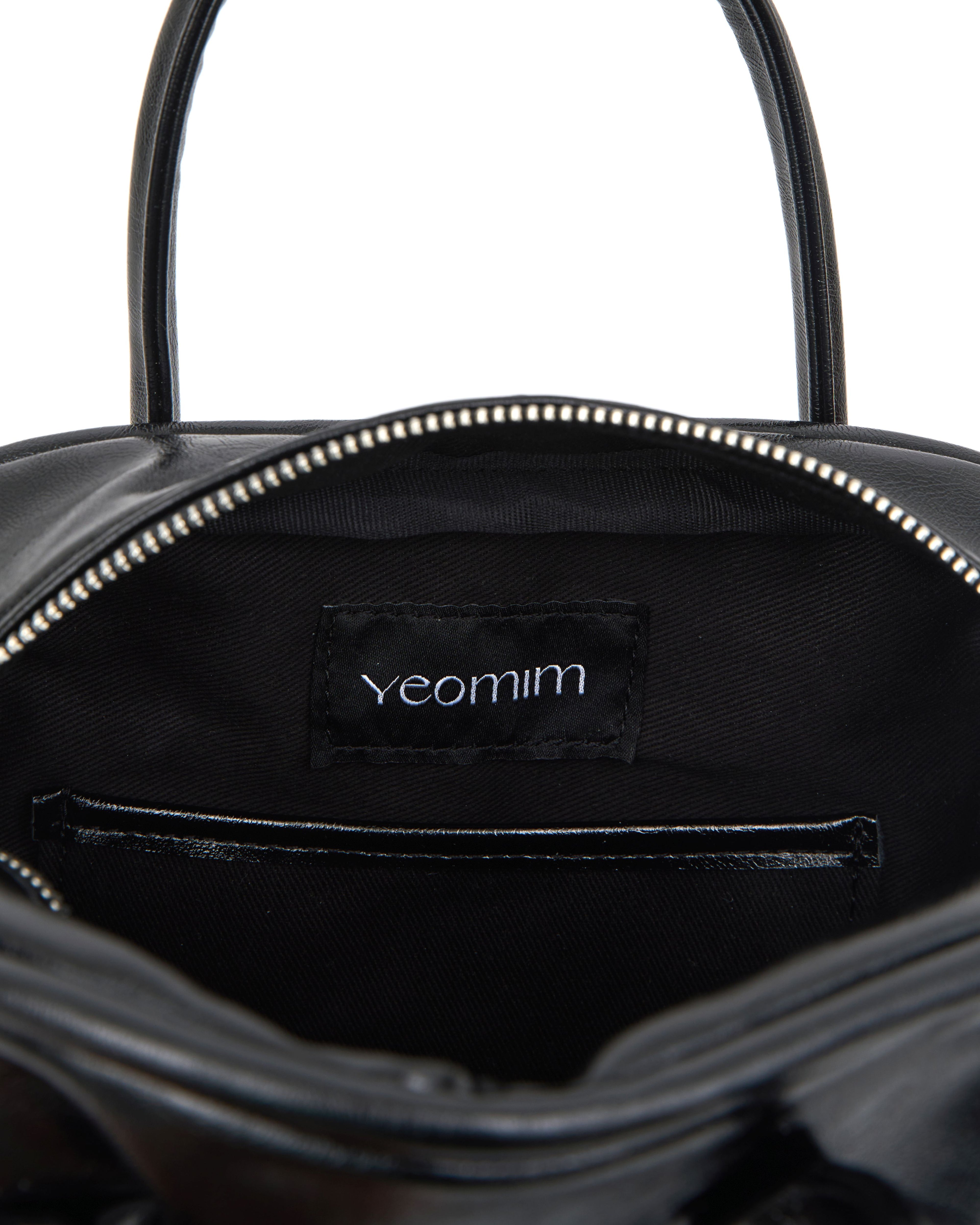 mini box bag (crinkle black)
