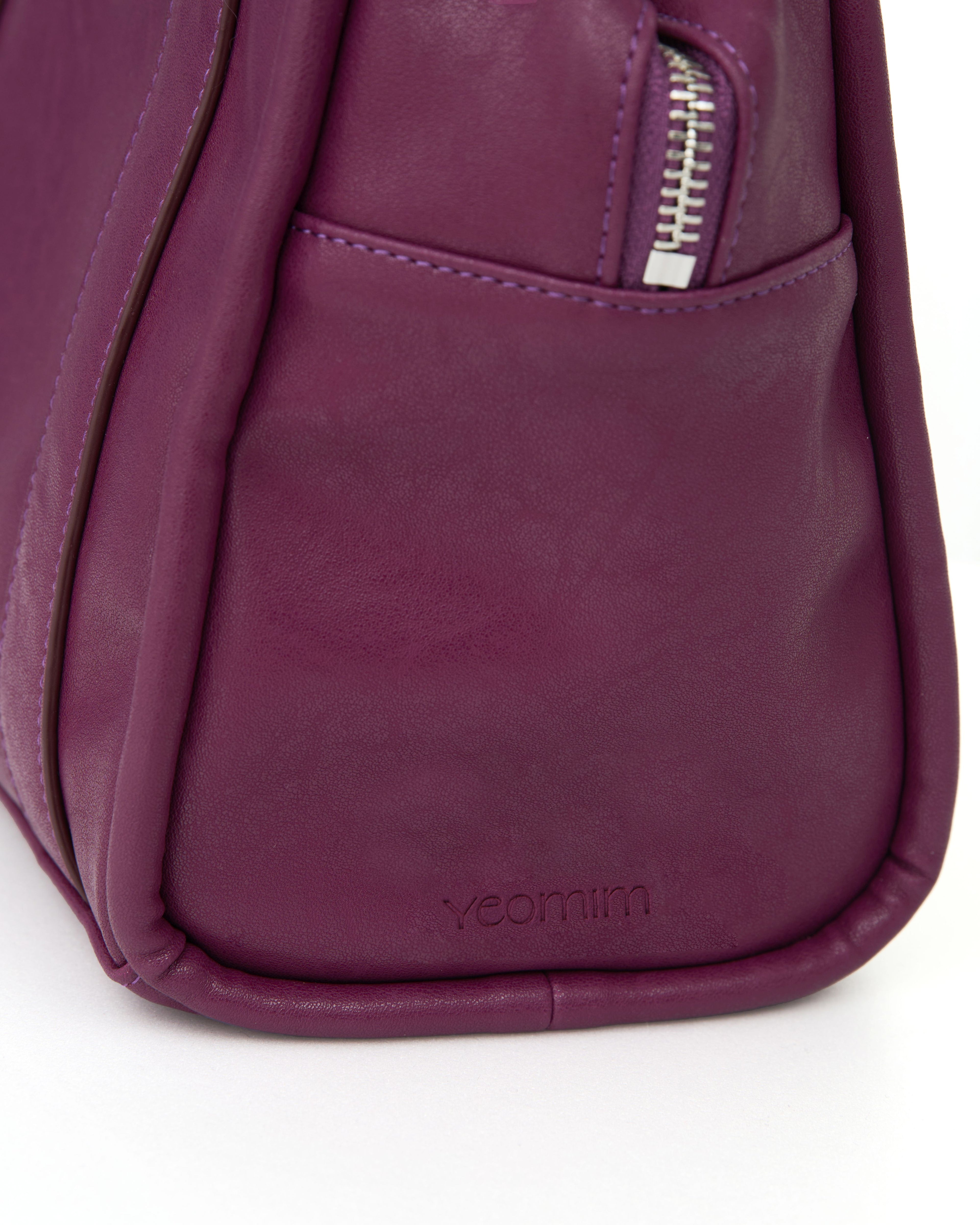 mini box bag (grape)
