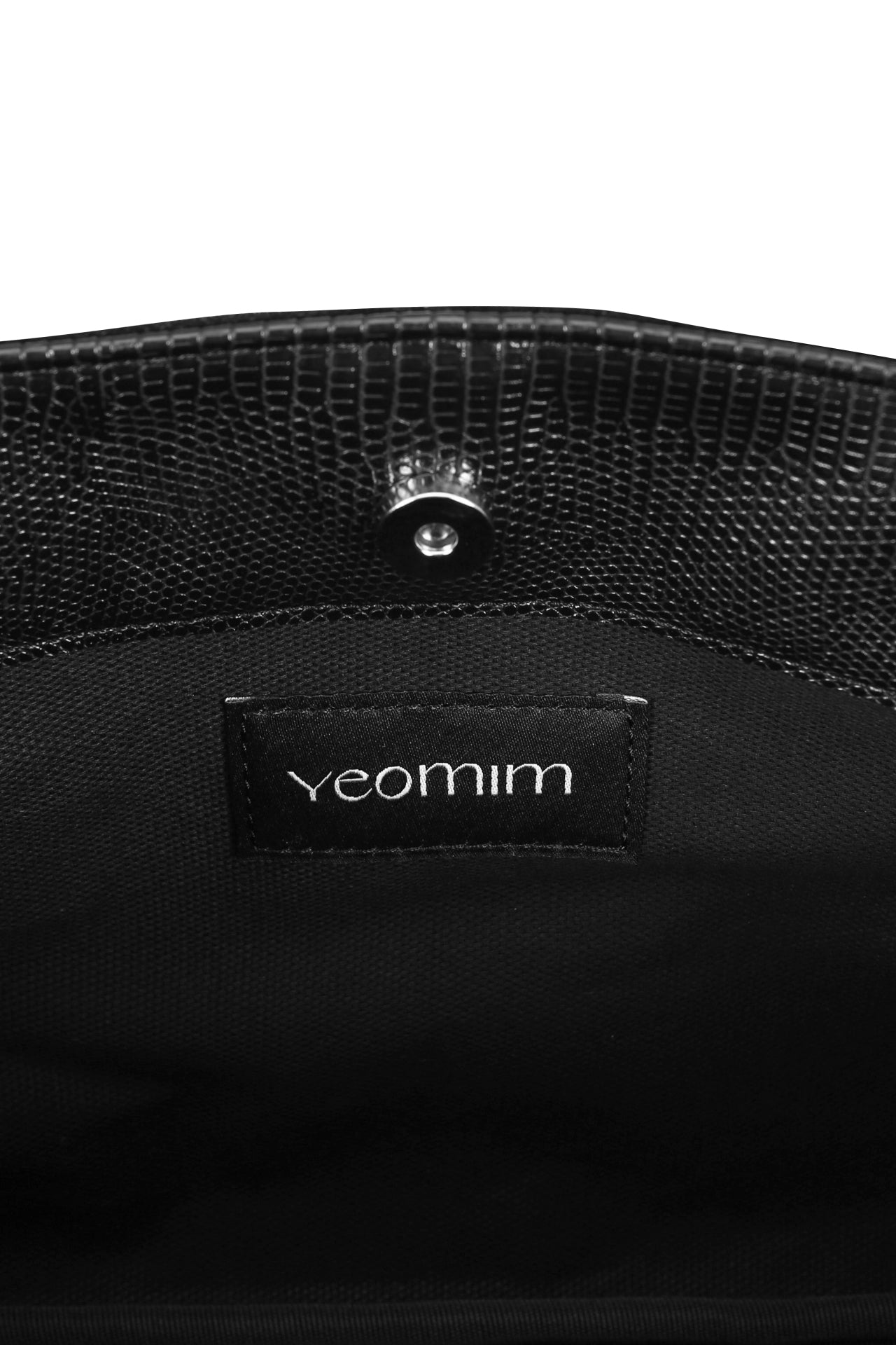 belted boat bag (suede black)