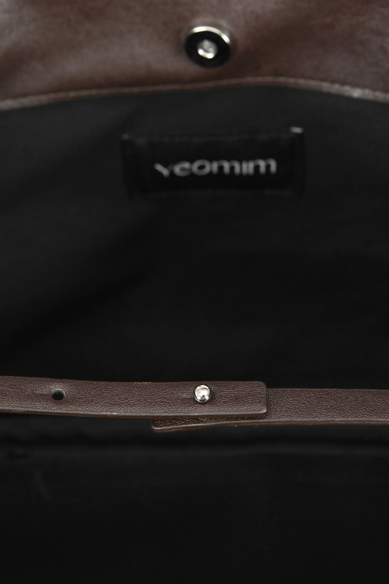 belted boat bag (suede camel)